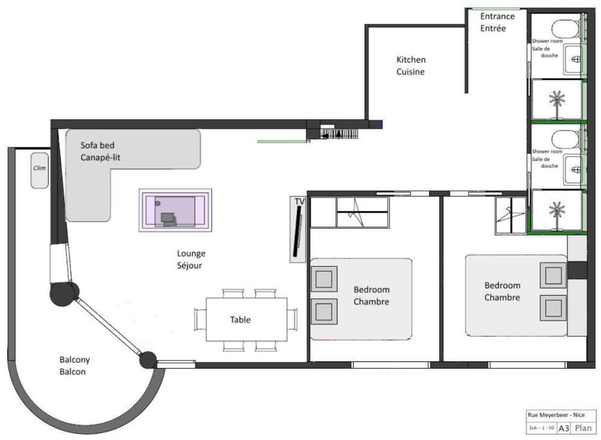 Nice Centre - Apartment With Balcony And Stunning Sea View! Exterior photo